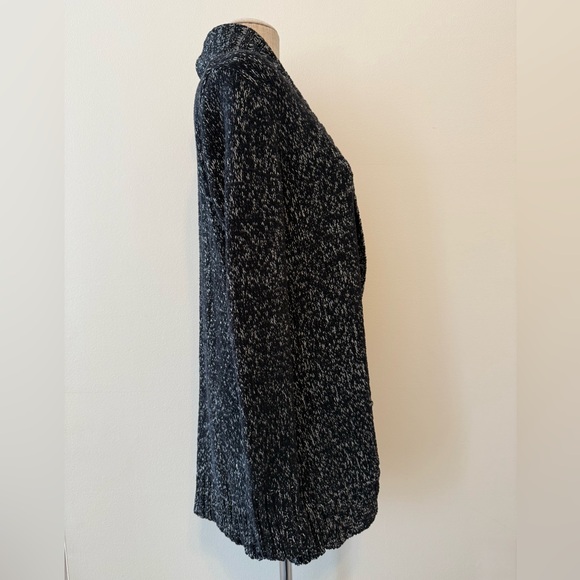 Merona Black and Gray Open-front Cardigan Sweater - Picture 6 of 7